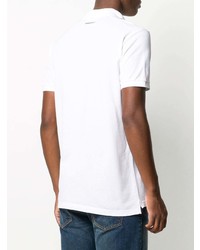 Polo imprimé blanc DSQUARED2