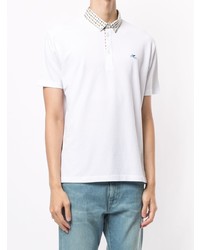 Polo imprimé blanc Etro