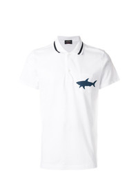 Polo imprimé blanc Paul & Shark