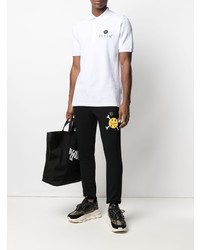 Polo imprimé blanc Philipp Plein