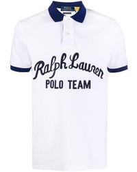 Polo imprimé blanc Polo Ralph Lauren