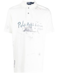 Polo imprimé blanc Polo Ralph Lauren