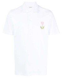 Polo imprimé blanc Sandro