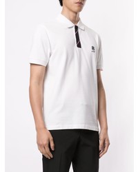 Polo imprimé blanc Kent & Curwen