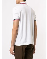 Polo imprimé blanc Kent & Curwen