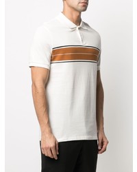 Polo imprimé blanc A.P.C.