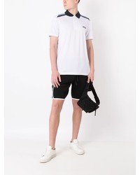 Polo imprimé blanc BOSS