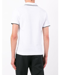 Polo imprimé blanc McQ Alexander McQueen