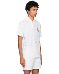 Polo imprimé blanc Polo Ralph Lauren