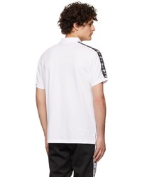 Polo imprimé blanc Moschino