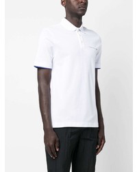 Polo imprimé blanc BOSS