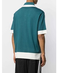 Polo imprimé bleu canard Fred Perry