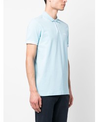 Polo imprimé bleu clair BOSS