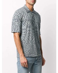 Polo imprimé bleu clair Missoni