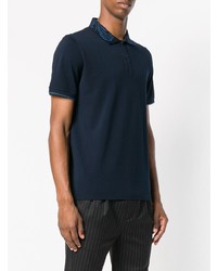 Polo imprimé bleu marine Etro