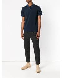 Polo imprimé bleu marine Etro