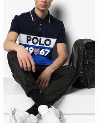 Polo imprimé bleu marine Polo Ralph Lauren