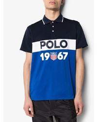 Polo imprimé bleu marine Polo Ralph Lauren