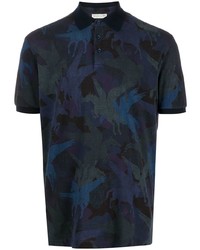 Polo imprimé bleu marine Etro