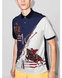 Polo imprimé bleu marine Polo Ralph Lauren