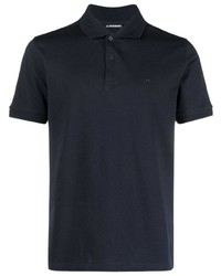 Polo imprimé bleu marine J. Lindeberg