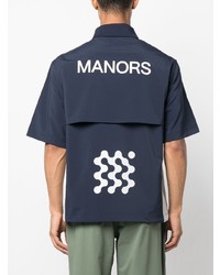 Polo imprimé bleu marine Manors Golf