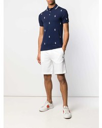 Polo imprimé bleu marine Polo Ralph Lauren