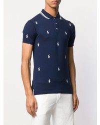 Polo imprimé bleu marine Polo Ralph Lauren