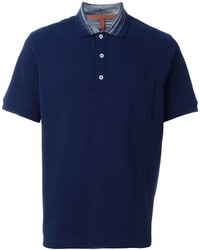 Polo imprimé bleu marine Missoni