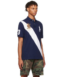 Polo imprimé bleu marine Polo Ralph Lauren