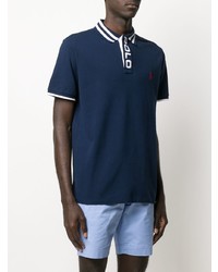 Polo imprimé bleu marine Polo Ralph Lauren