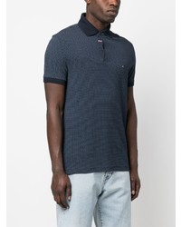 Polo imprimé bleu marine Tommy Hilfiger