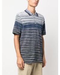 Polo imprimé bleu marine Missoni