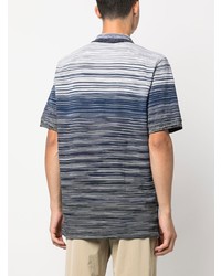 Polo imprimé bleu marine Missoni