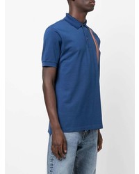 Polo imprimé bleu marine Paul Smith