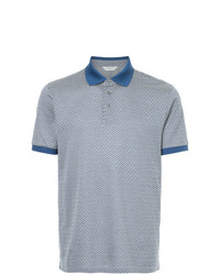 Polo imprimé bleu Gieves & Hawkes