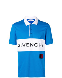 Polo imprimé bleu Givenchy