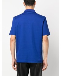 Polo imprimé bleu Ferragamo