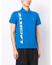 Polo imprimé bleu Lacoste