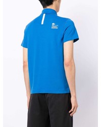 Polo imprimé bleu Lacoste