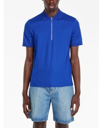 Polo imprimé bleu Ferragamo