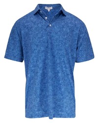 Polo imprimé bleu Peter Millar