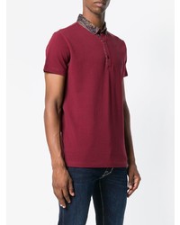 Polo imprimé bordeaux Etro