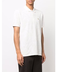 Polo imprimé cachemire blanc Etro