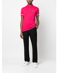 Polo imprimé fuchsia BOSS