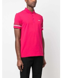 Polo imprimé fuchsia BOSS