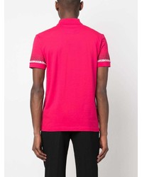 Polo imprimé fuchsia BOSS