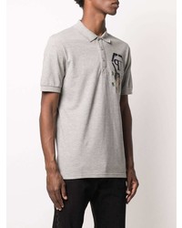 Polo imprimé gris Philipp Plein