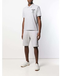 Polo imprimé gris Moschino