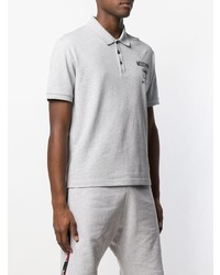 Polo imprimé gris Moschino